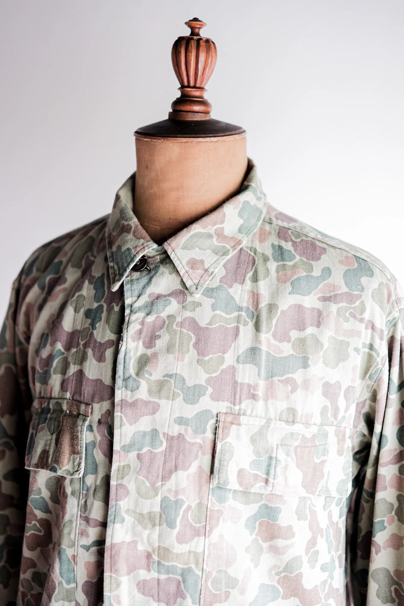 [~ 50's] Néerlandais Army Frogspin Camouflage Camouflage Field Veste Taille.46