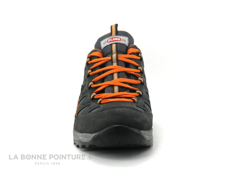 Achat chaussures Olang Homme Chaussure de Sport, vente Olang ZENITH Tex - Gris Orange - Chaussure randonnee Homme