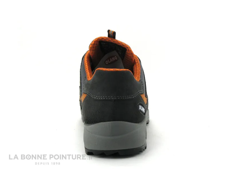 Achat chaussures Olang Homme Chaussure de Sport, vente Olang ZENITH Tex - Gris Orange - Chaussure randonnee Homme