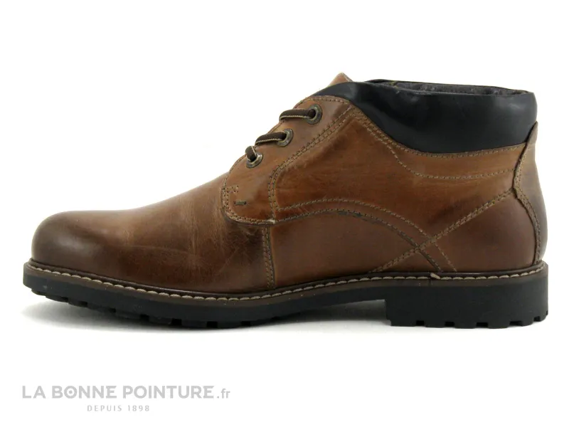 Achat chaussures Point d Orgues Homme Boots, vente Point d Orgues ADEMOUR Marron - Chaussure montante