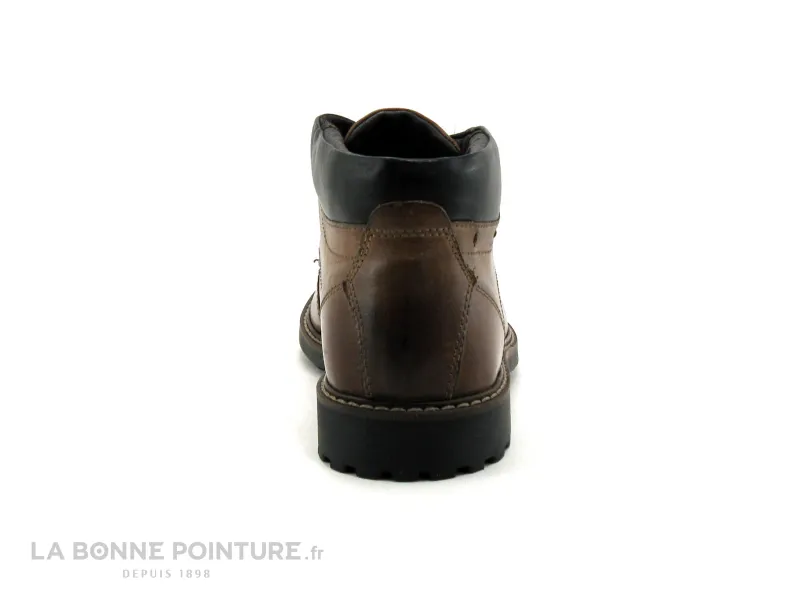 Achat chaussures Point d Orgues Homme Boots, vente Point d Orgues ADEMOUR Marron - Chaussure montante