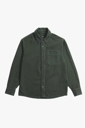 A.p.c. Surchemise basile brodee Dark green - GRADUATE STORE