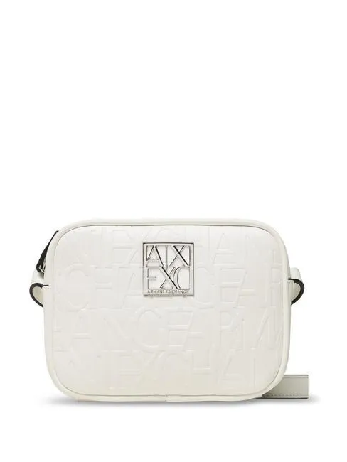 Armani Exchange Logo Embossed Mini Sac À Bandoulière Blanc - Achetez À Prix Outlet!