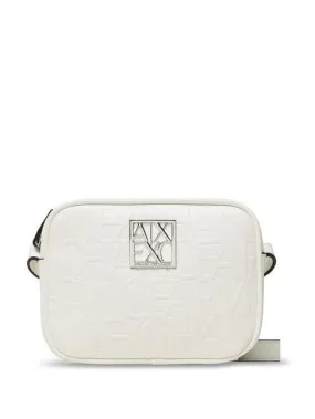 Armani Exchange Logo Embossed Mini Sac À Bandoulière Blanc - Achetez À Prix Outlet!