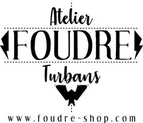 Bandeau à cheveux chaud et épais Peacock vert kaki | Atelier Foudre Turbans