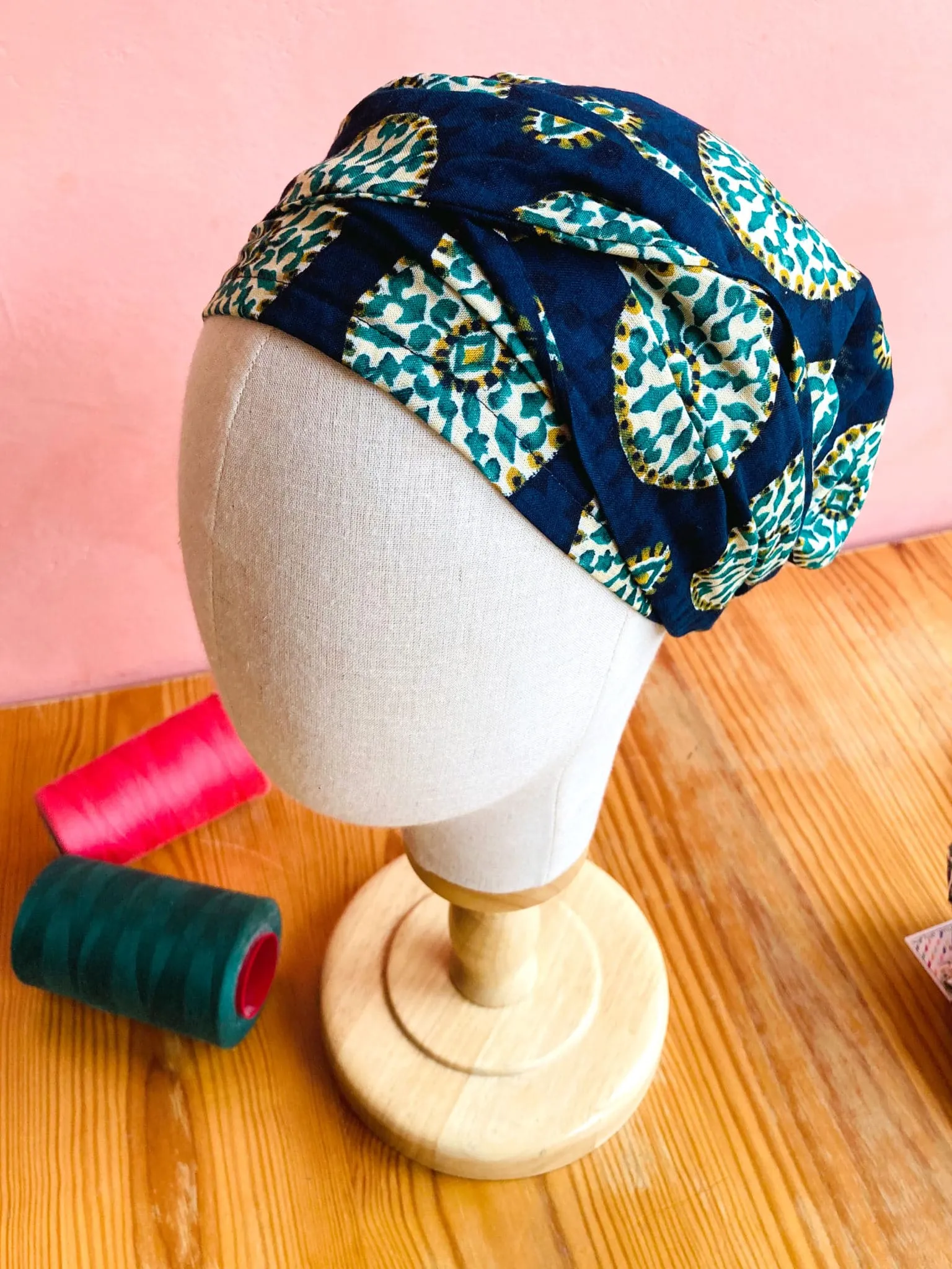 Bandeaux à cheveux en voile de coton Brixton | Atelier Foudre Turbans