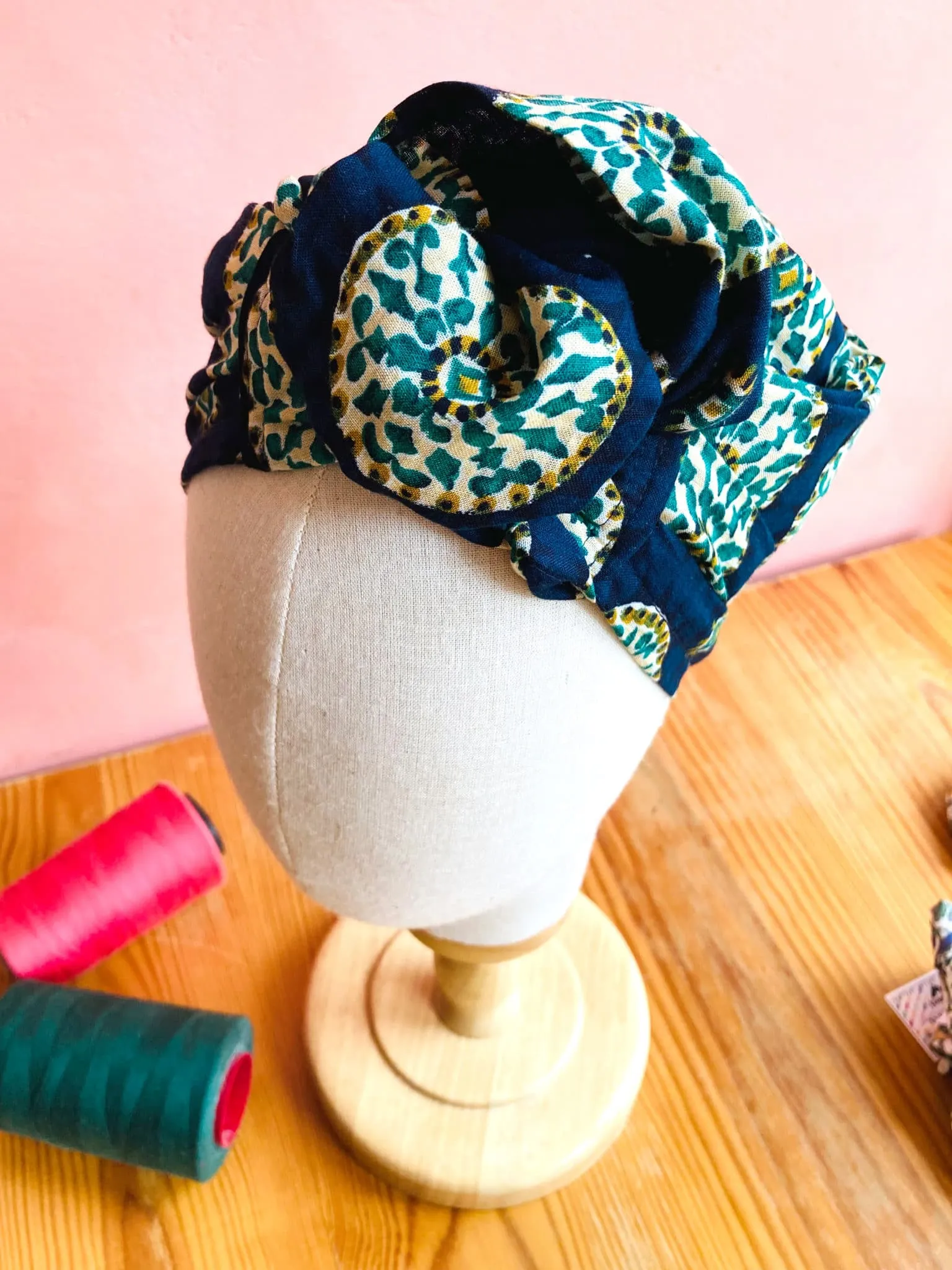 Bandeaux à cheveux en voile de coton Brixton | Atelier Foudre Turbans