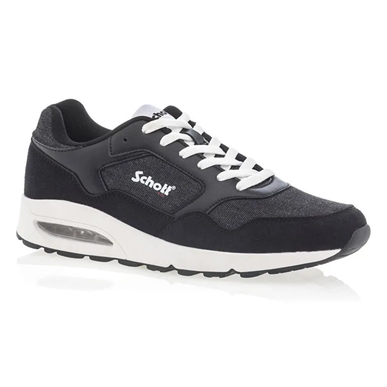 Baskets / sneakers Homme Noir SCHOTT : Baskets / Sneakers . Besson Chaussures