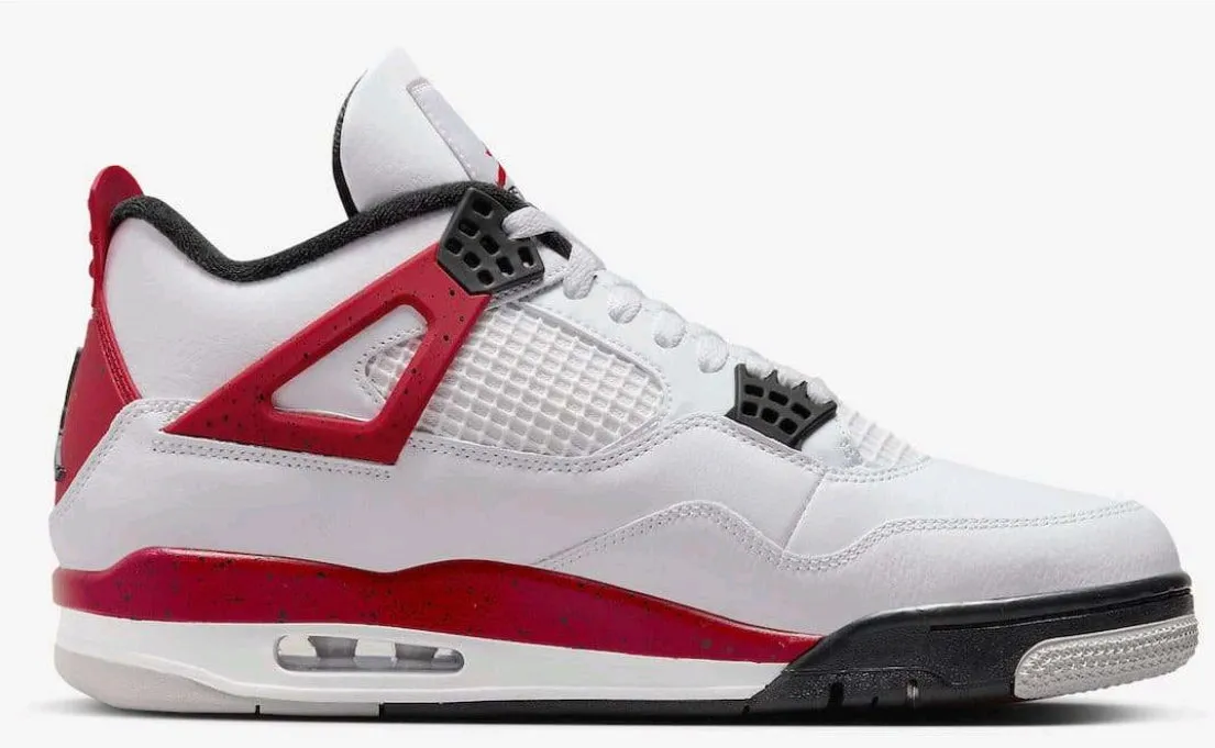 Baskets Air Jordan 4 Red Cement