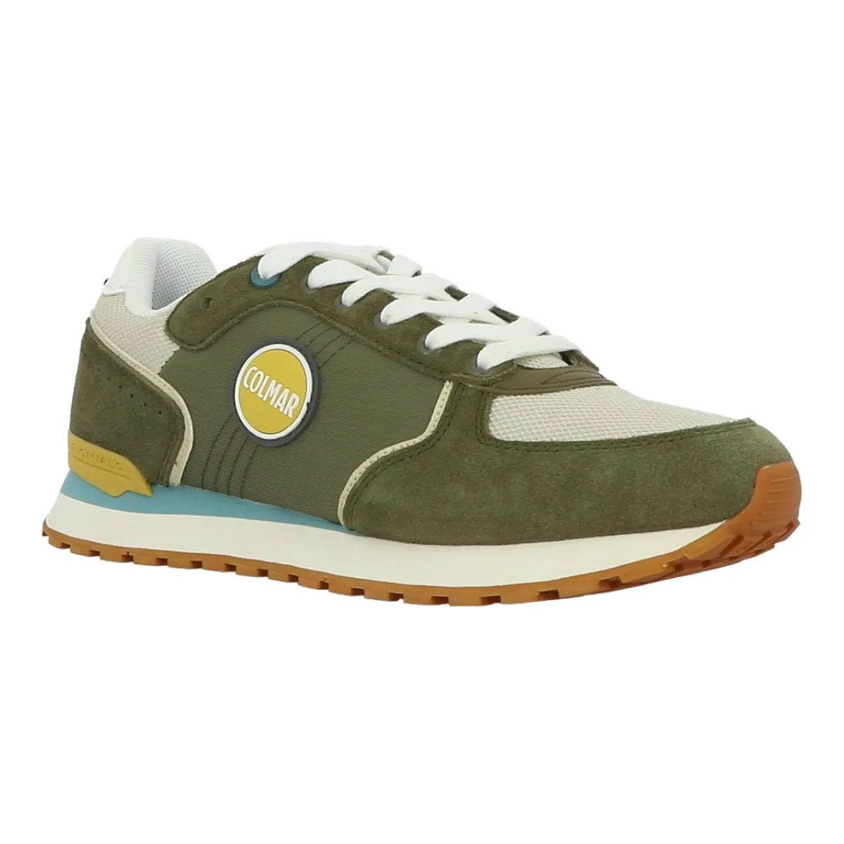 Baskets mode Colmar travis block military vert