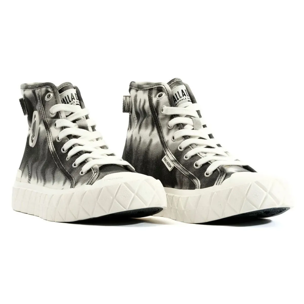 Baskets mode Palladium palla ace mid tiedye noir