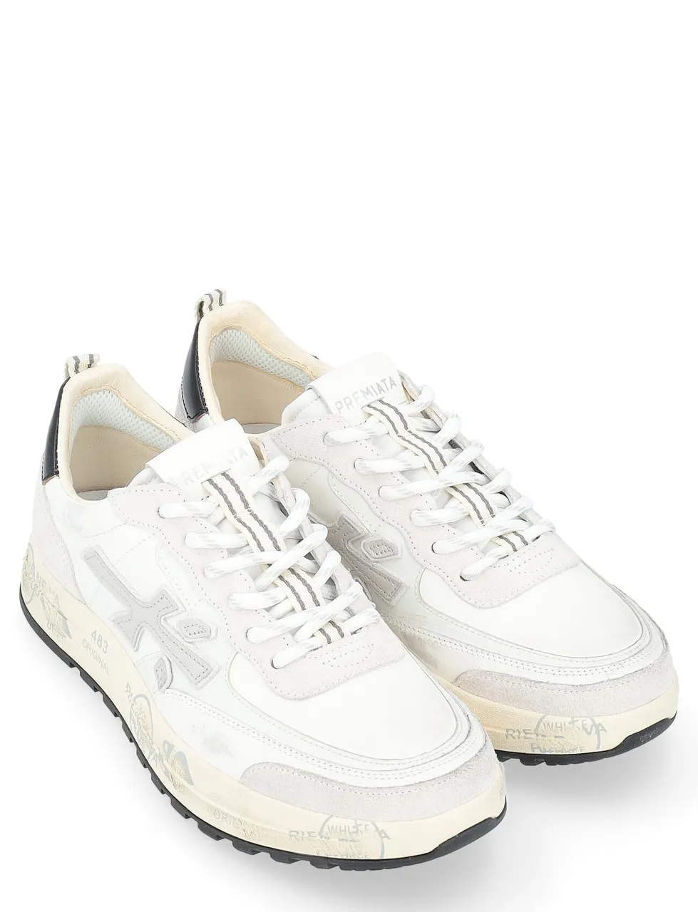 Baskets Premiata Nous 6765 blanc