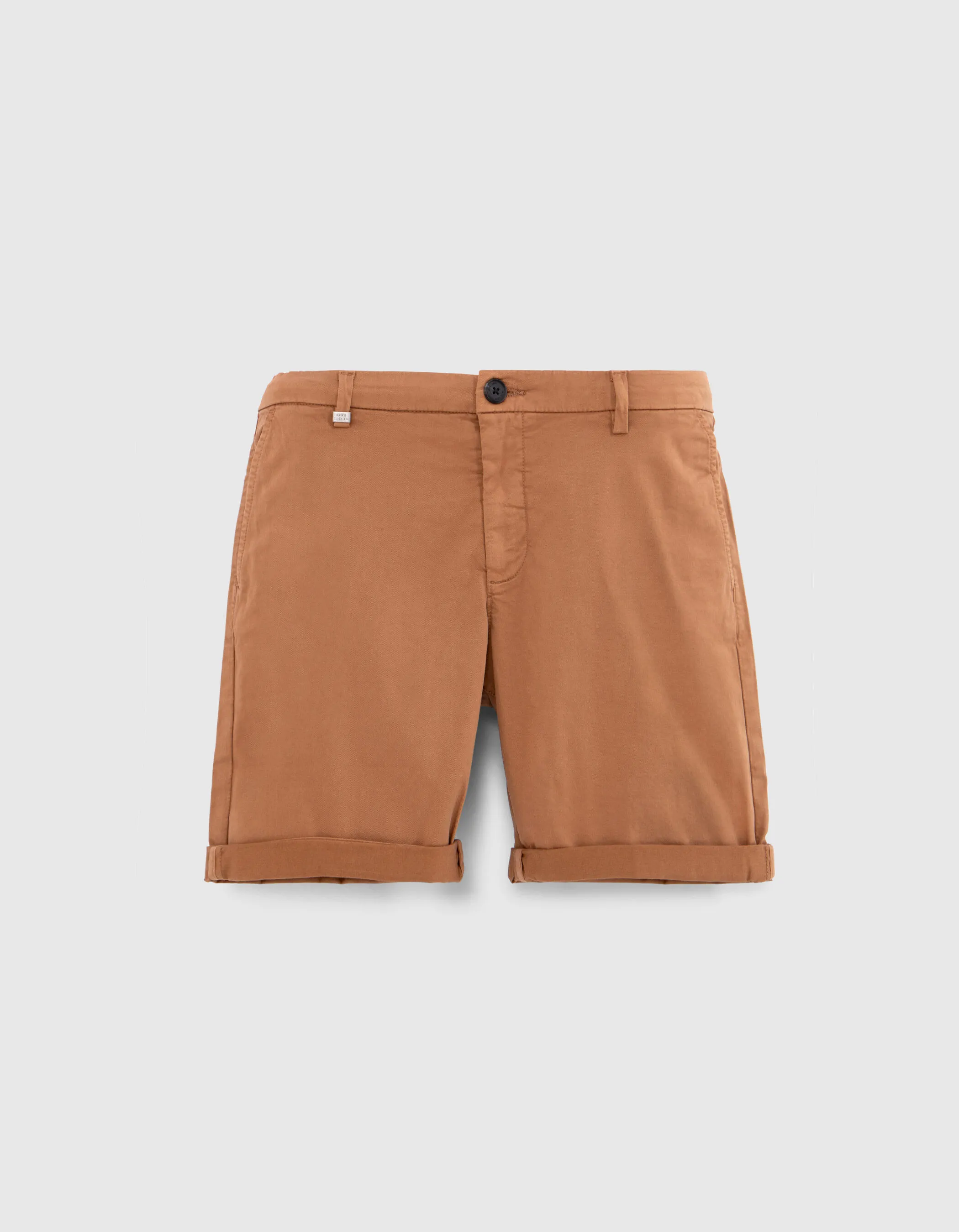 Bermuda chino TAPERED cognac Homme