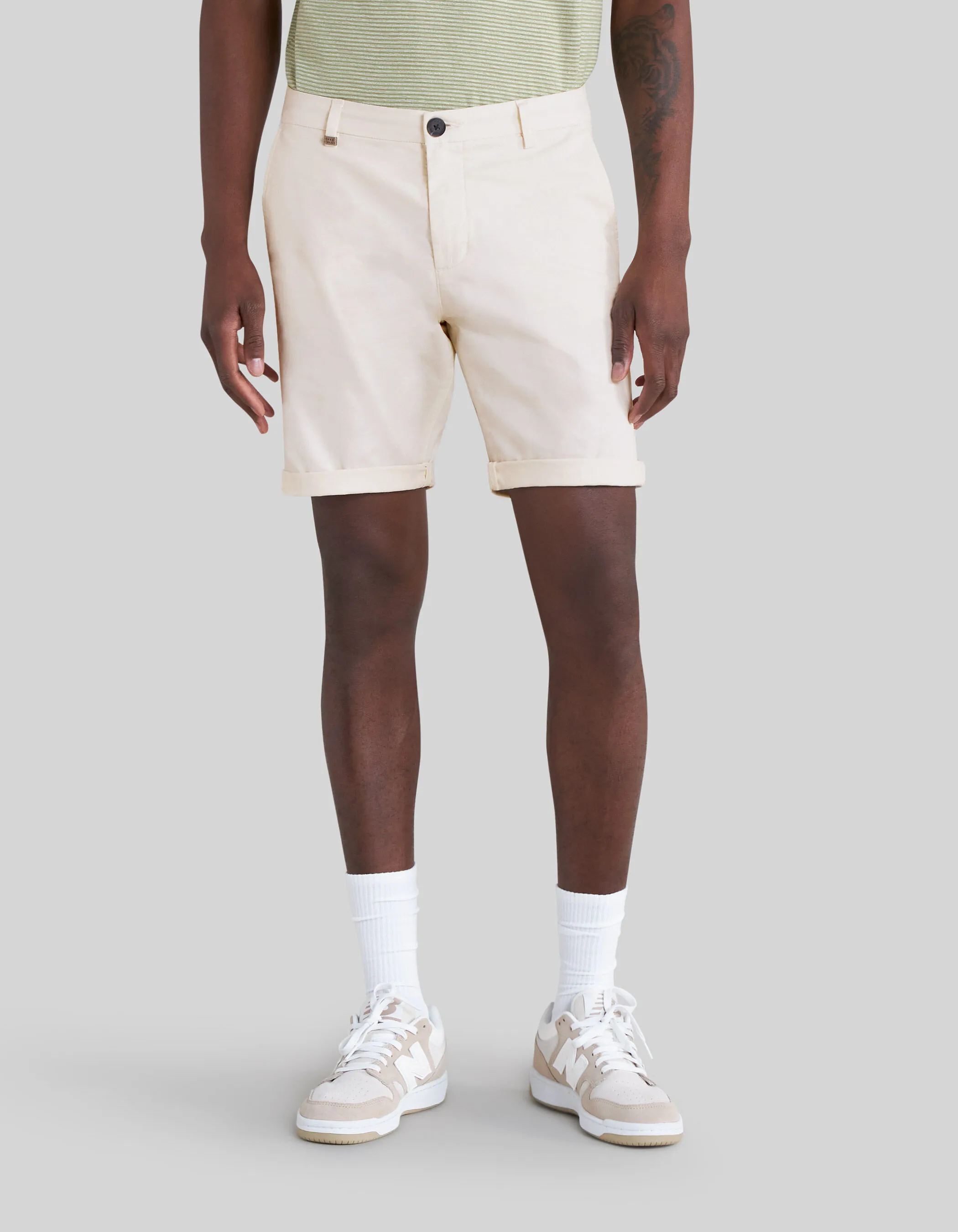 Bermuda chino TAPERED stuck Homme