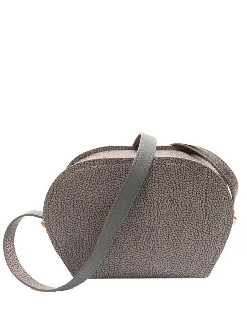 Borbonese Bolt Coated  Mini Sac À Bandoulière Gris Argile - Achetez À Prix Outlet!