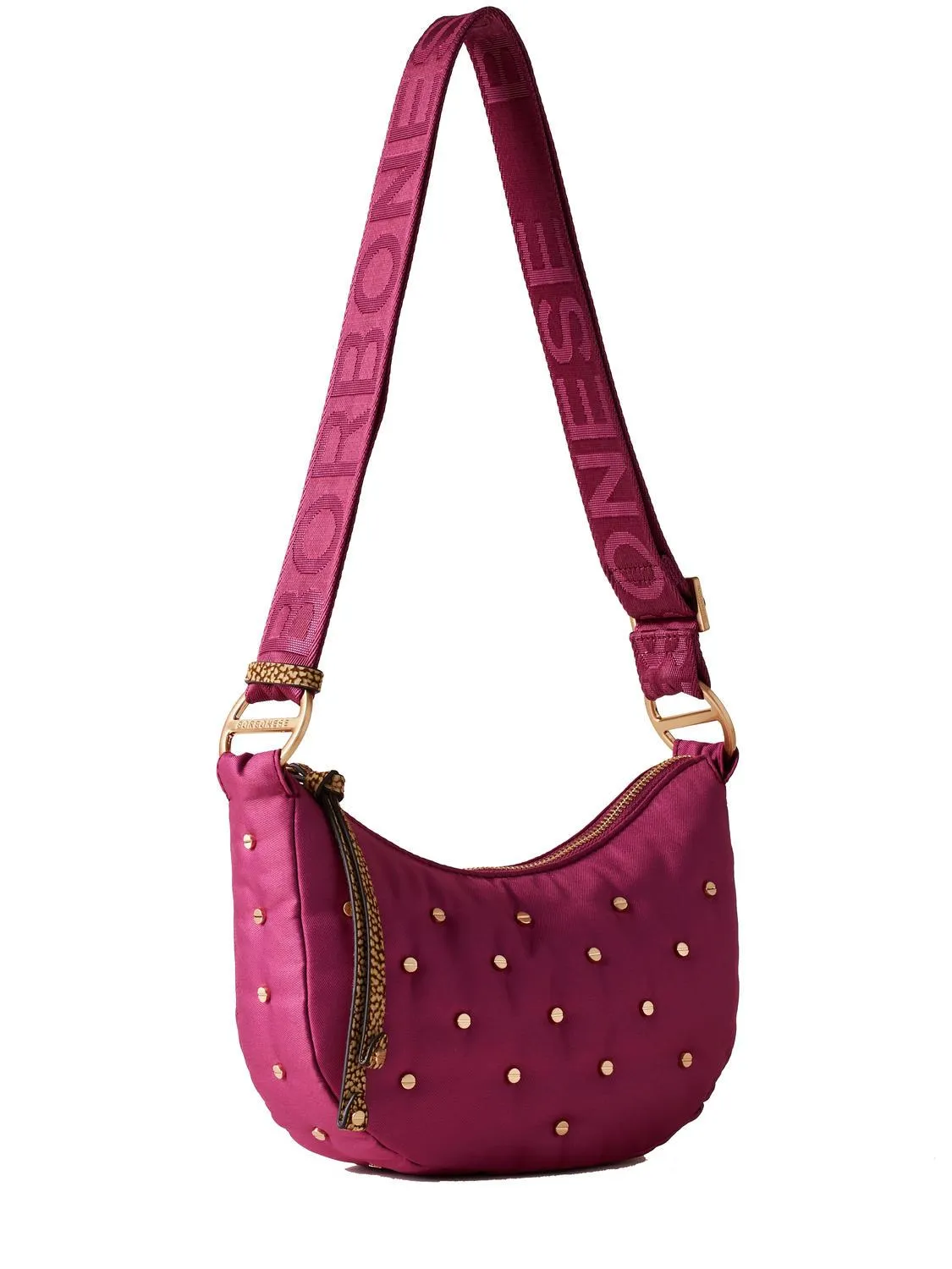 Borbonese Colette Mini Sac À Bandoulière Amarone/Op Naturel - Achetez À Prix Outlet!