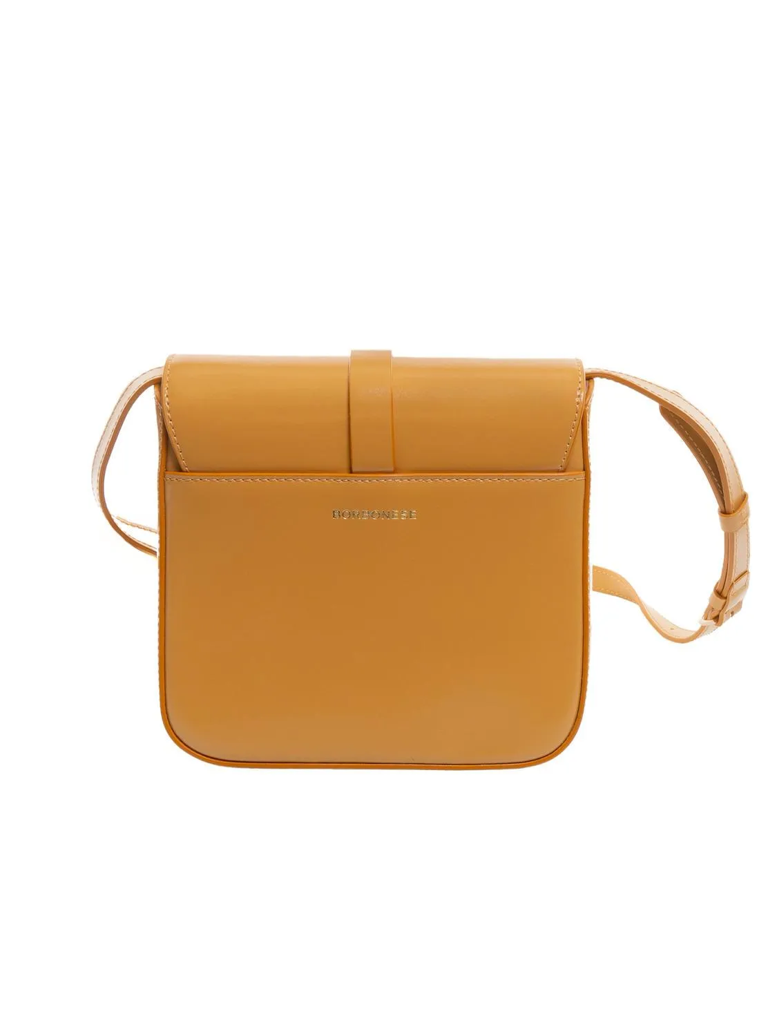 Borbonese Out Of Office Mini Sac Bandoulière, En Cuir Miel - Achetez À Prix Outlet!