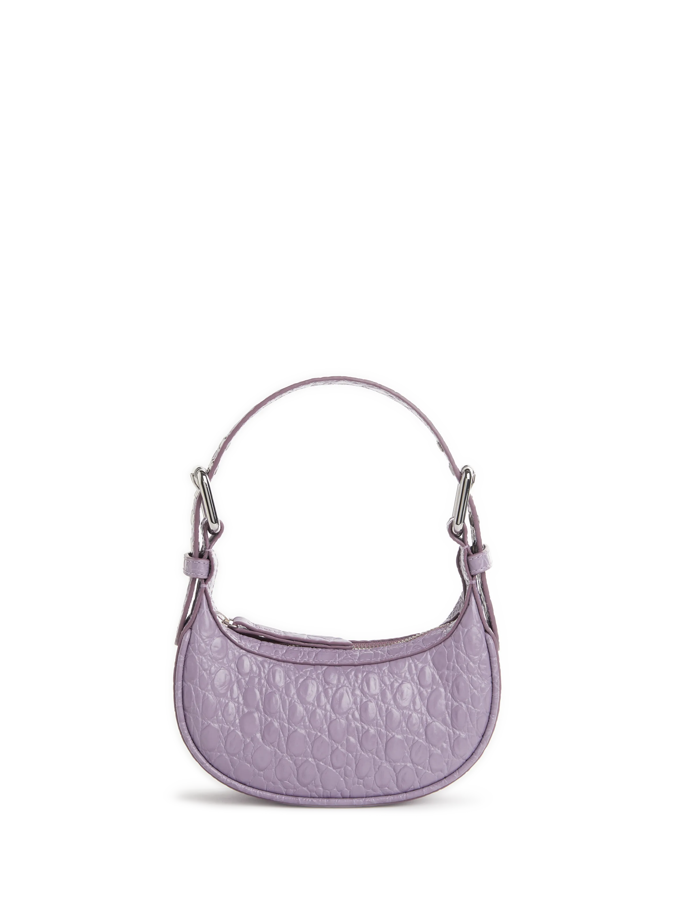 BY FAR  Mini sac Soho en cuir embossé - Violet