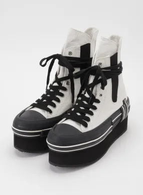 CANVAS PLATFORM SNEAKERS