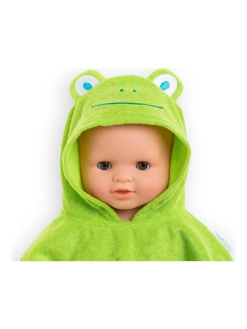 Cape de bain grenouille pour poupon 36cm - N/A