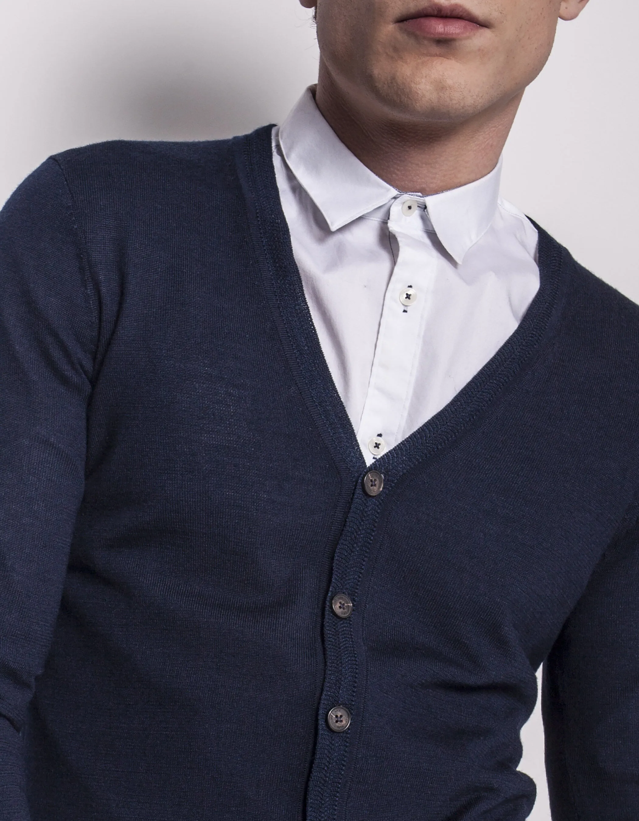 Cardigan col V homme