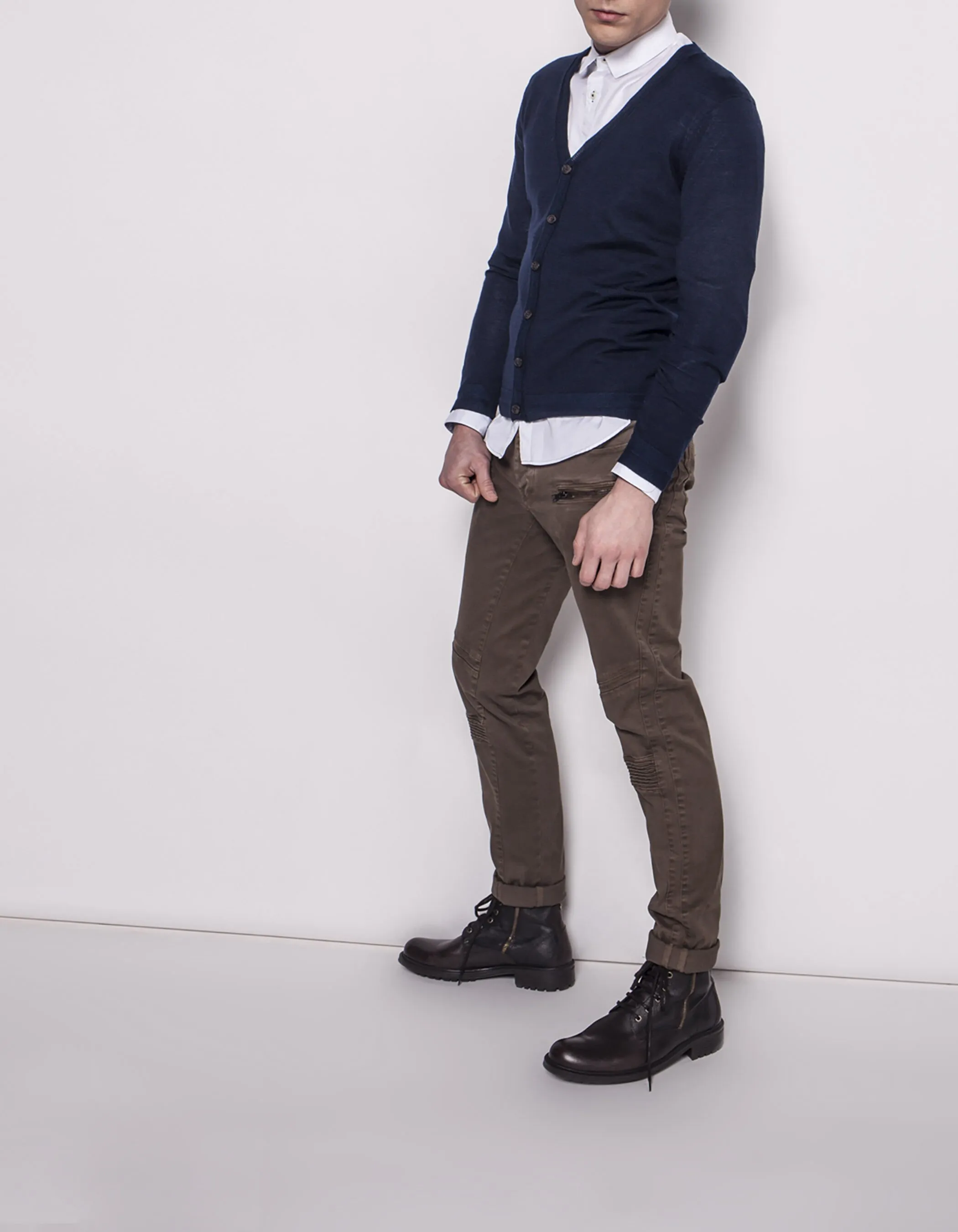 Cardigan col V homme