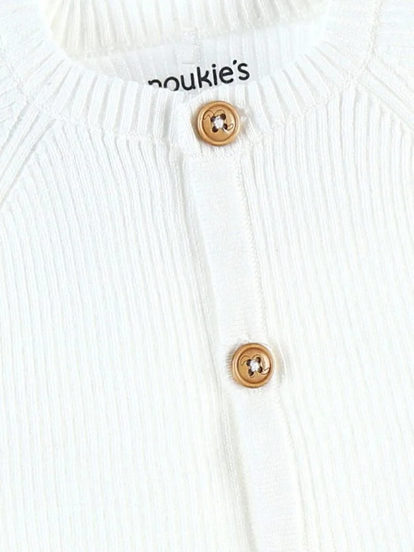 Cardigan en tricot, - Noukie's - Blanc