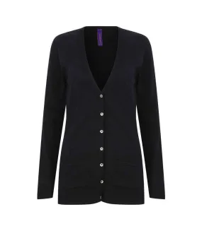 Cardigan femme bleu marine Henbury