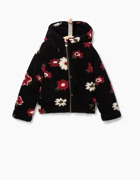 Cardigan fleurs fille