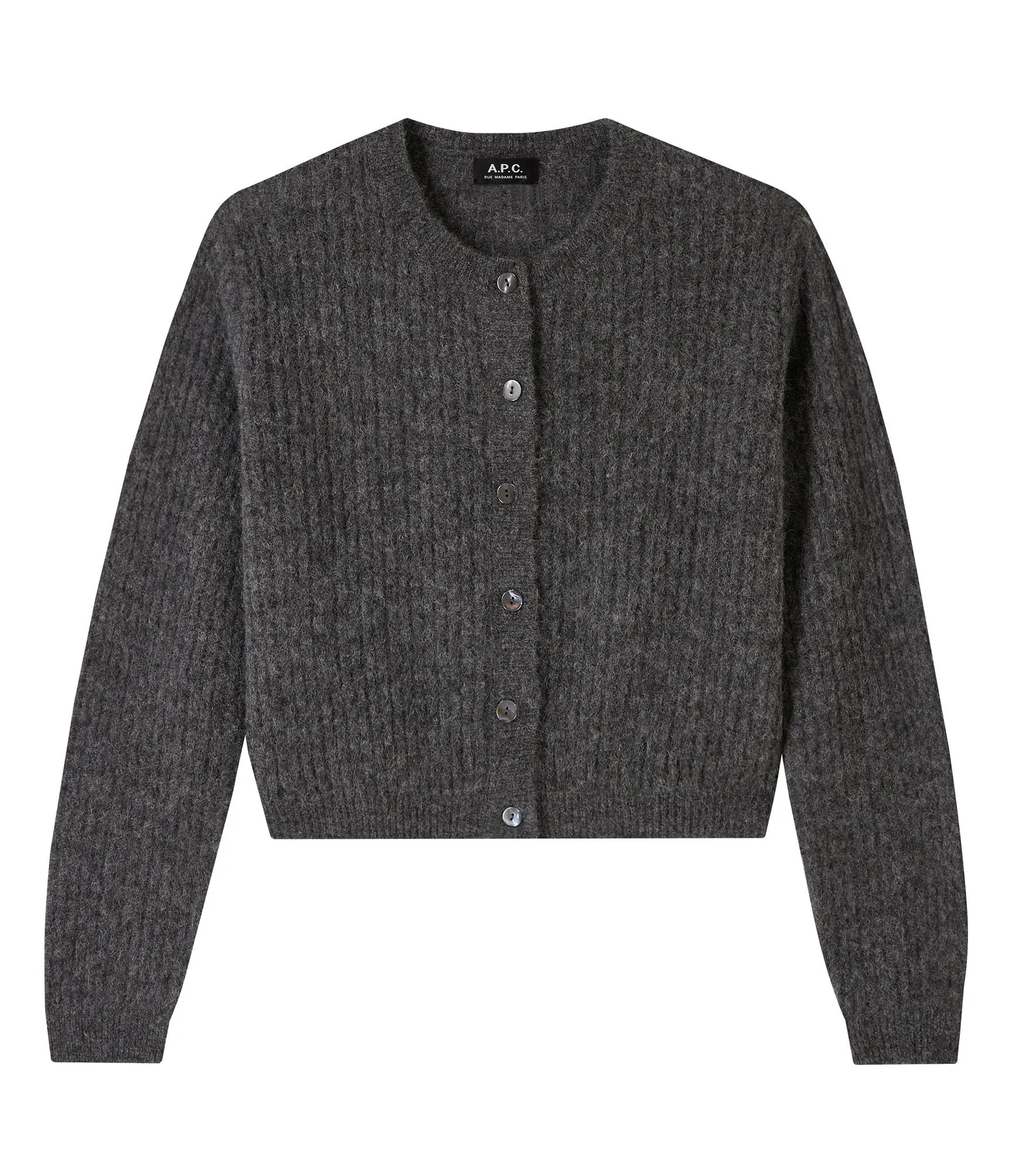 Cardigan Milo Anthracite chiné | A.P.C.