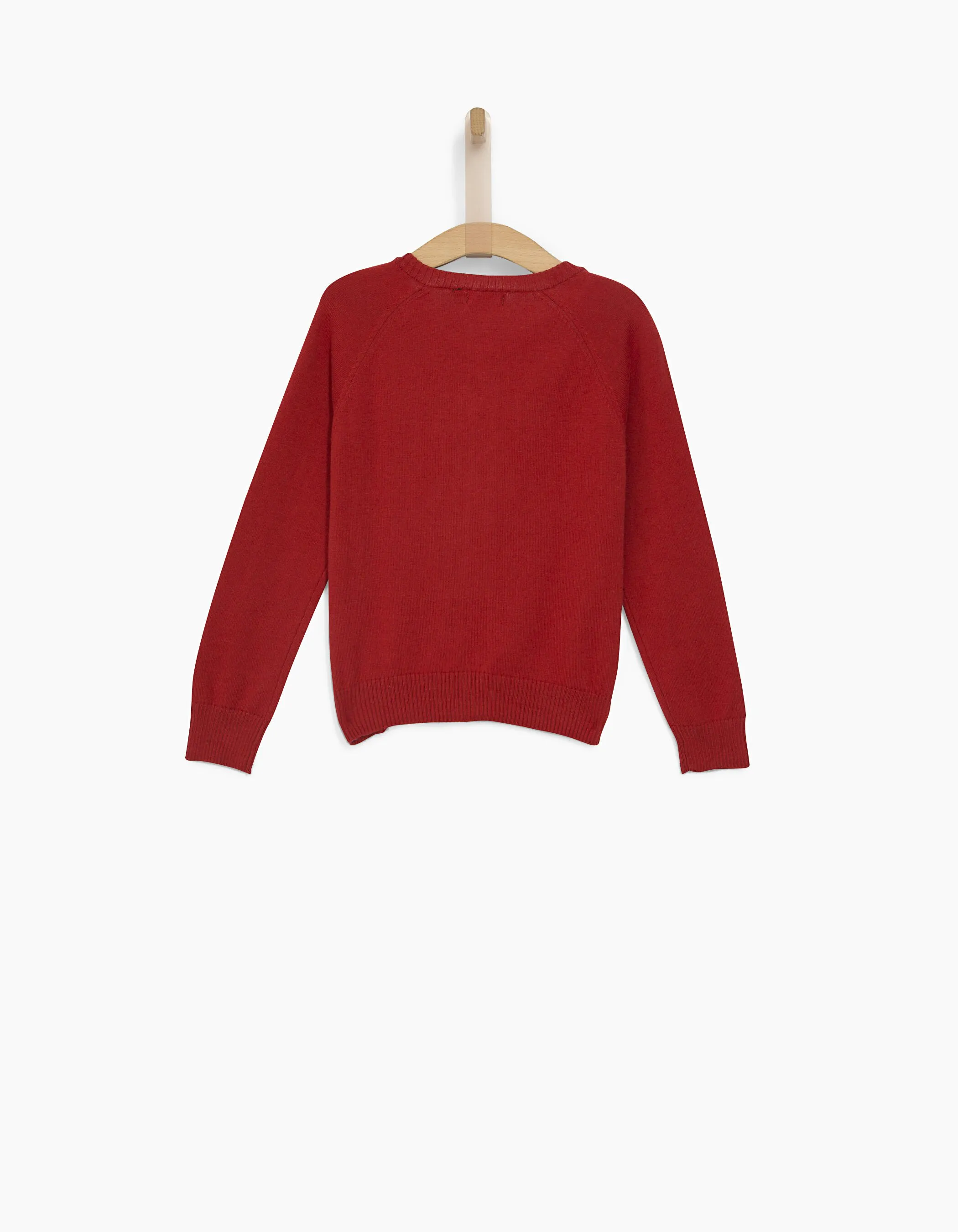 Cardigan rouge fille