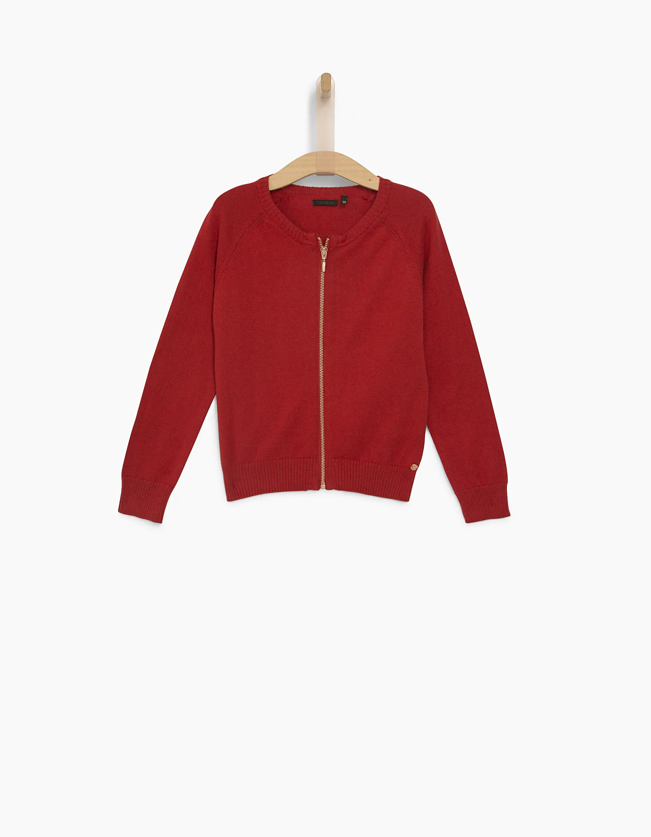 Cardigan rouge fille