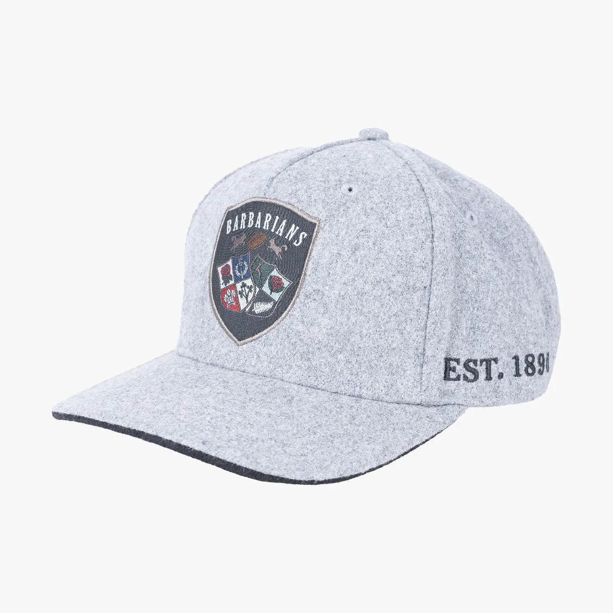 Casquette Barbarians grise en laine