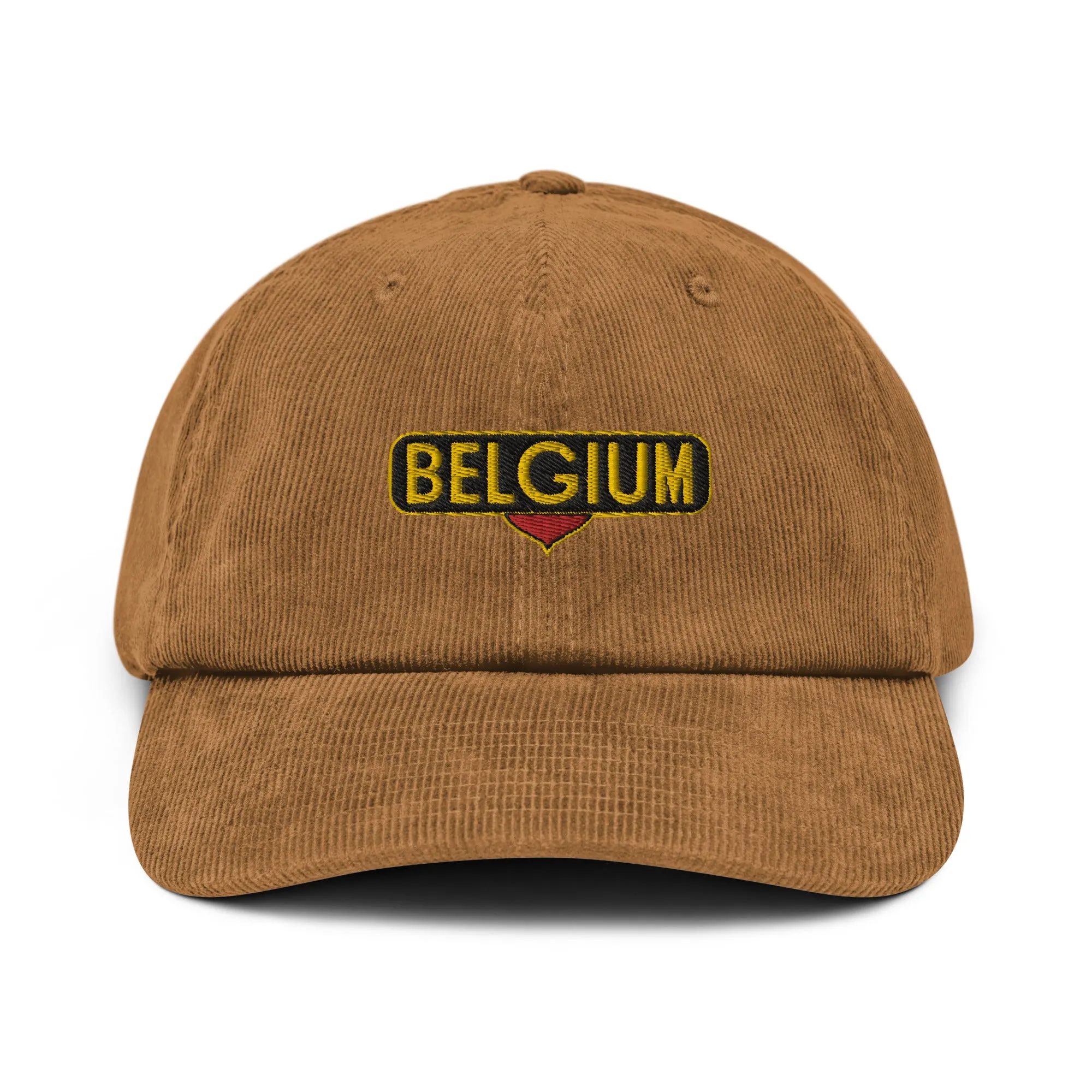 Casquette Belge en velours côtelé - BELGIUM