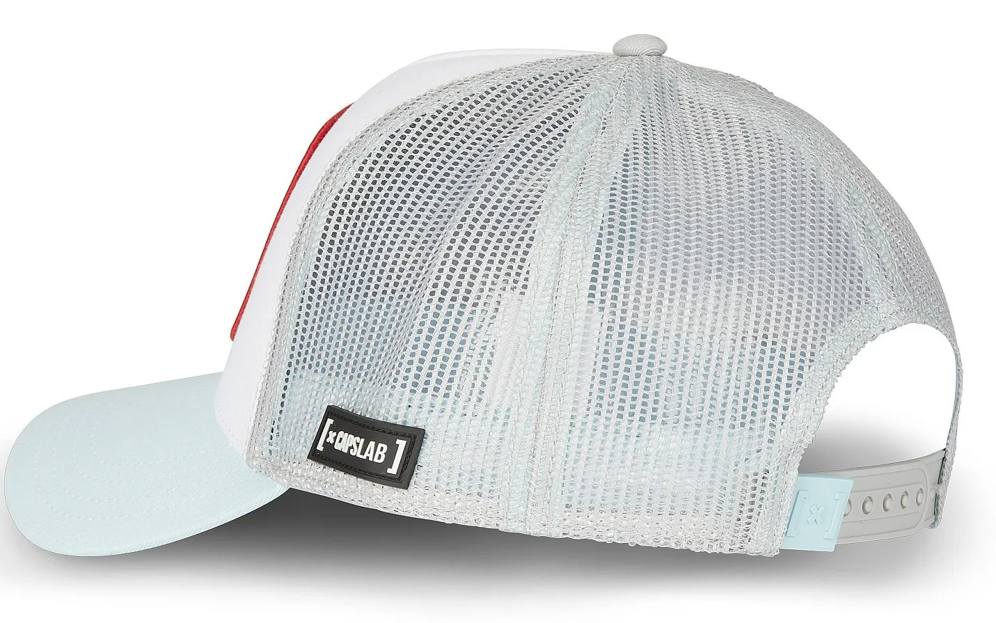 casquette Capslab Peanuts Trucker - Snoopy And Woodstock/Light Blue/White/Grey - men´s