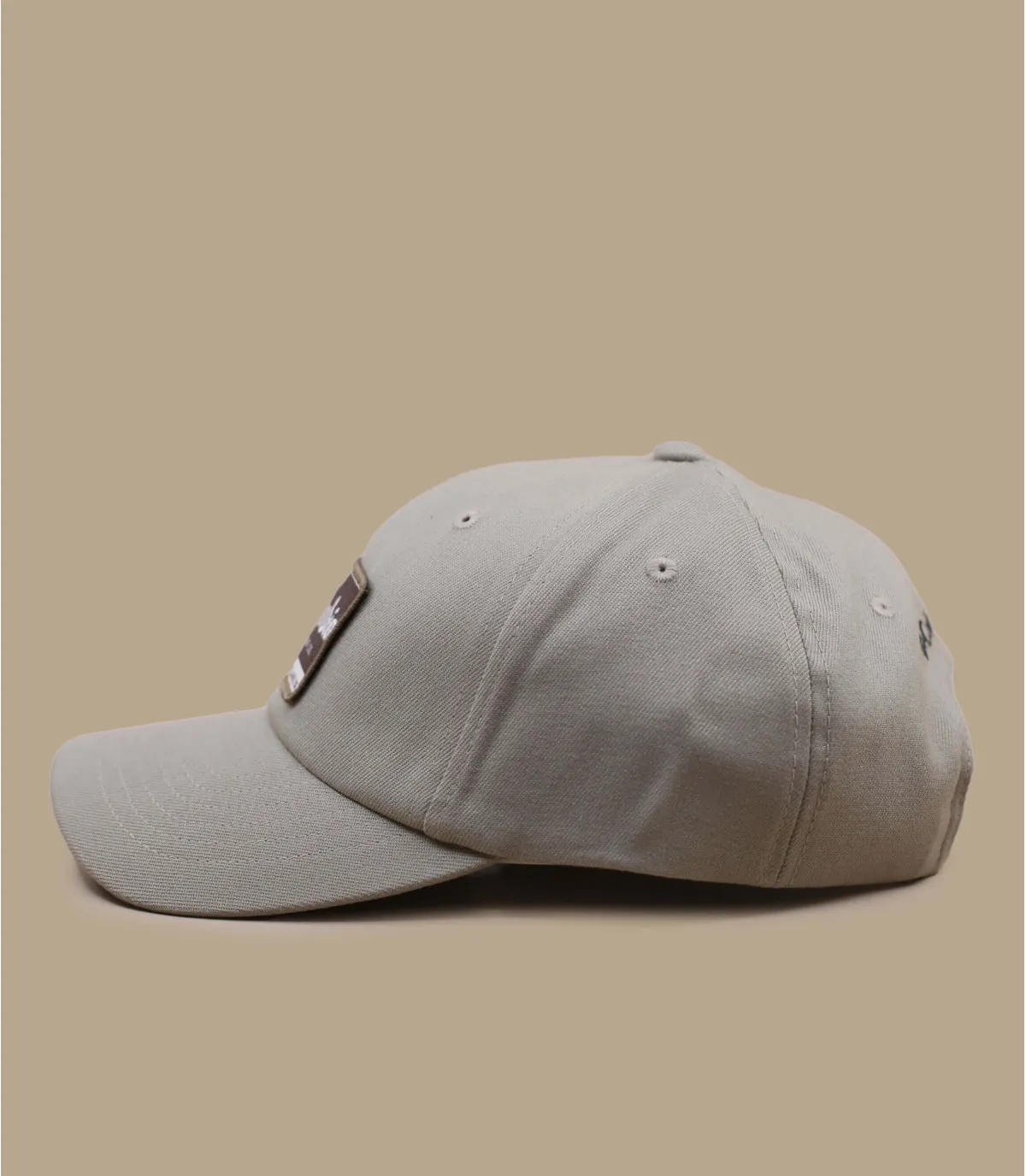 casquette curve beige - Lodge Dad Cap ancient fossil Columbia : Headict