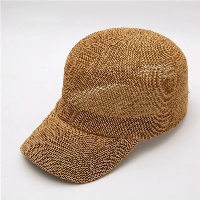 Casquette femme en paille