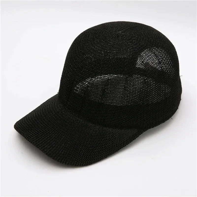 Casquette femme en paille