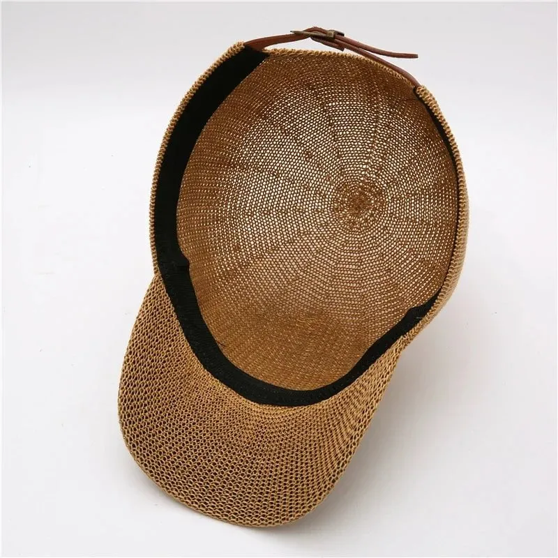 Casquette femme en paille