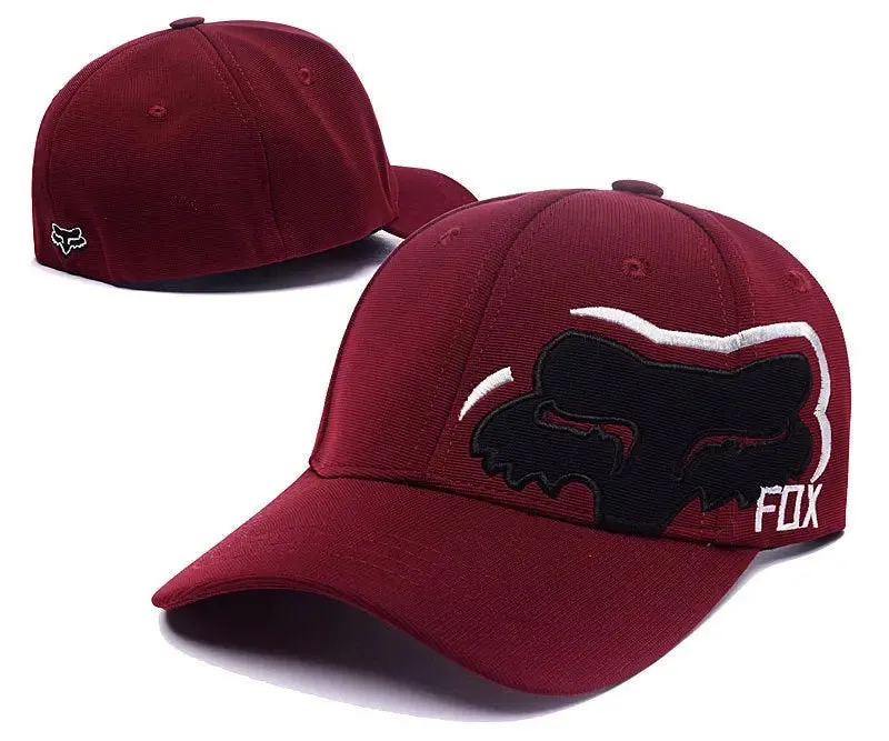 Casquette Fox bordeaux