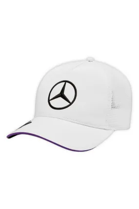 Casquette Lewis Hamilton Mercedes F1 blanche