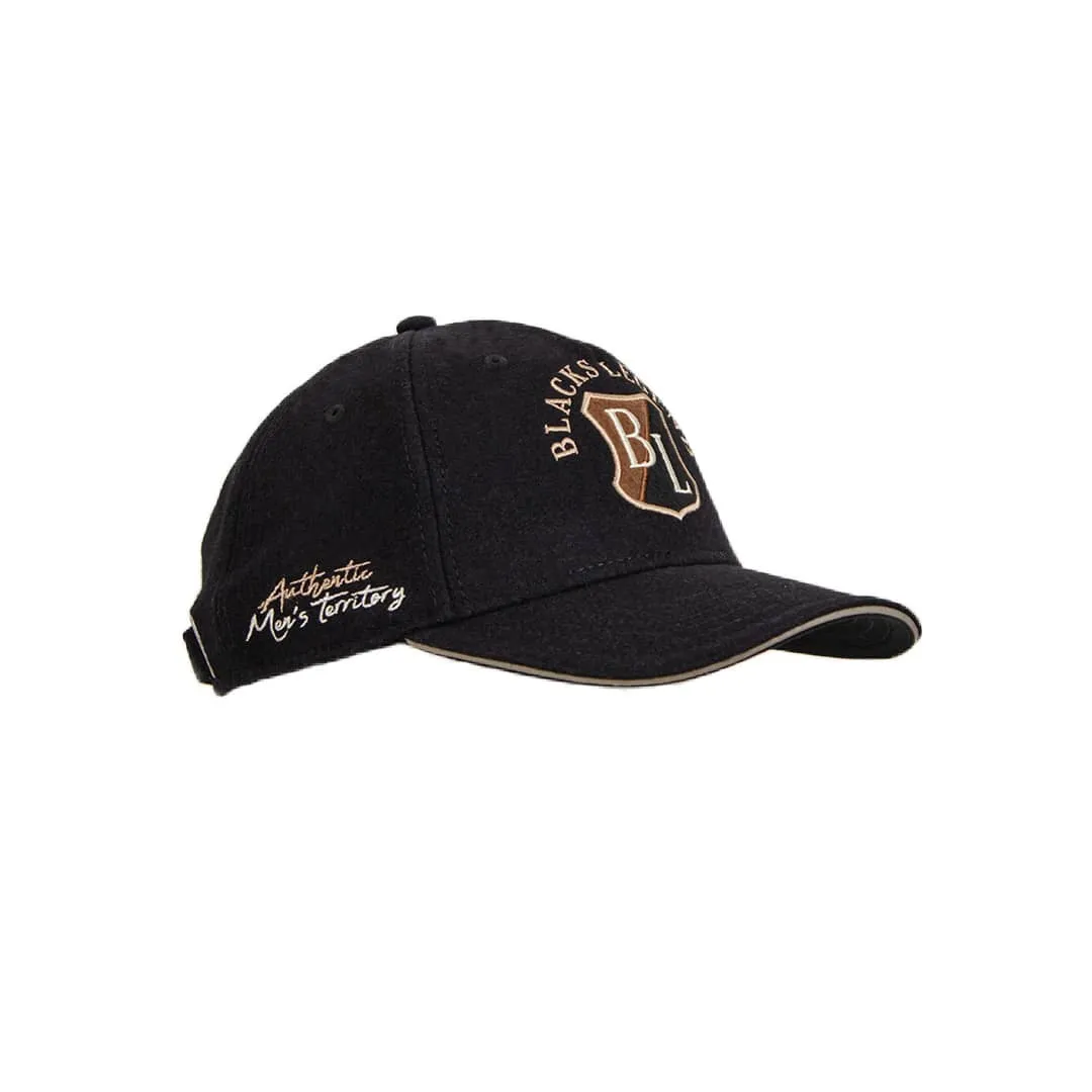 Casquette noire en laine blason Blacks Legend