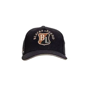 Casquette noire en laine blason Blacks Legend