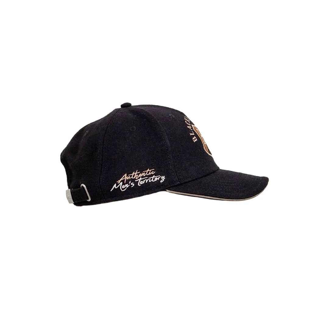 Casquette noire en laine blason Blacks Legend