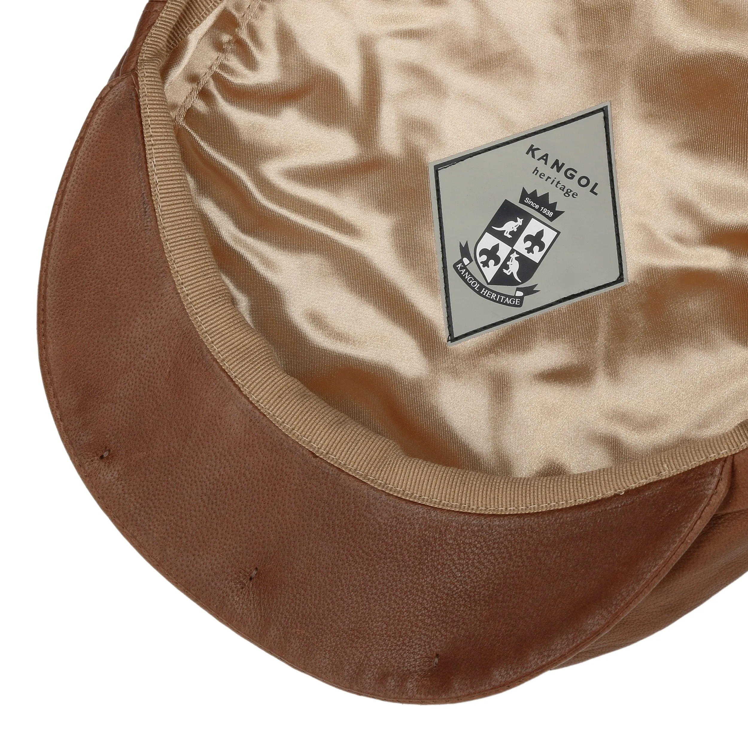 Casquette Plate Italian Leather by Kangol --> Chapeaux, casquettes & bonnets en ligne ▷ Chapeaushop