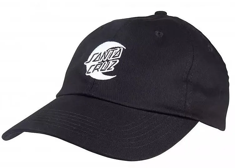 casquette Santa Cruz Moon Dot Mono - Black - men´s