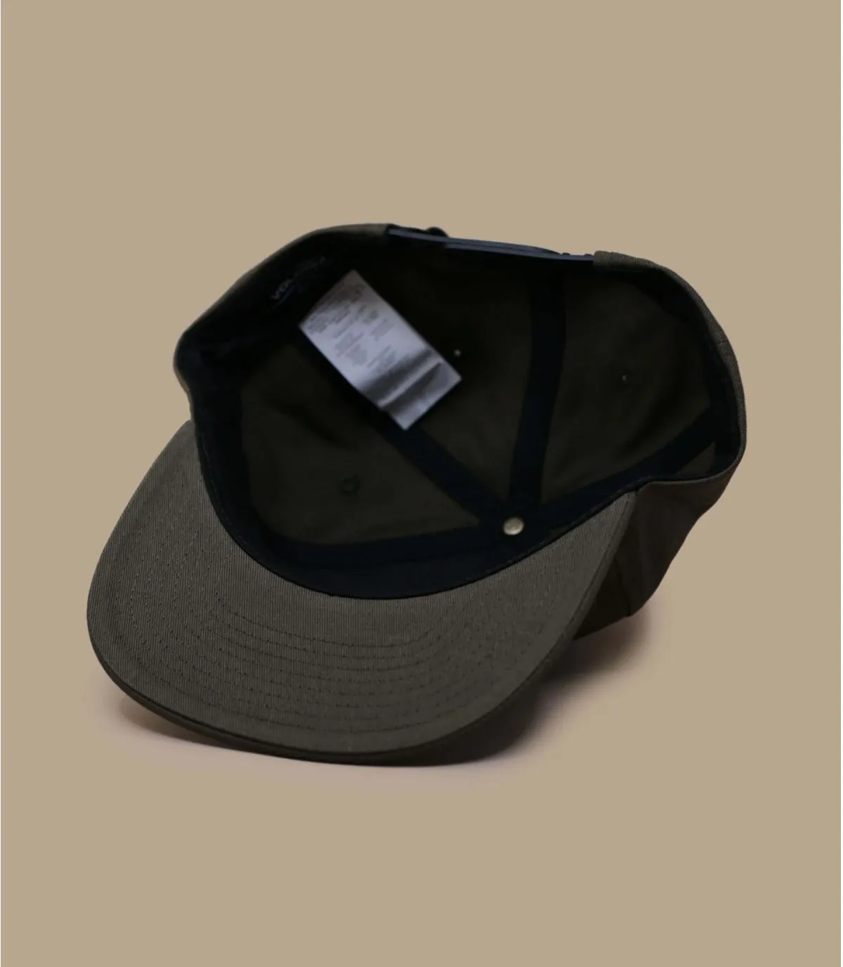 Casquette snapback beige volcom - Snapback Stoney Stone old mill Volcom : Headict