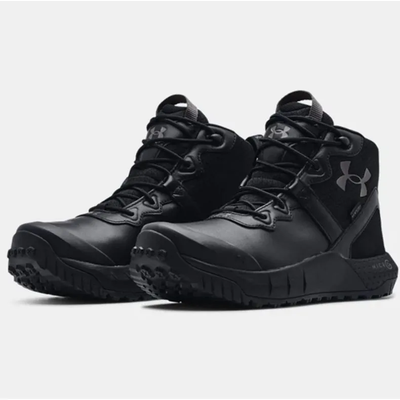 Chaussures Under Armour Mg Valsetz Mid Lthr Wp 3024334 001 le noir