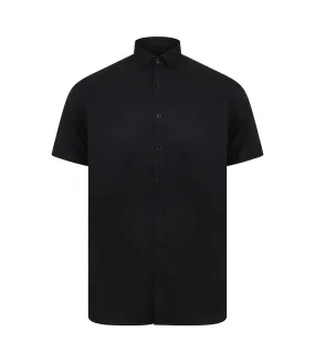 Chemise formelle modern homme noir Henbury