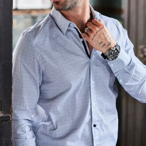 Chemise Freeman T Porter homme Come Leaf